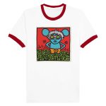 Street Art Graphic Tee | Pop Art T-Shirt | Contemporary Art Tee Unisex Ringer T-shirt - Image 3