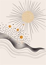 Abstract Line Art AI Print Wall Art Poster