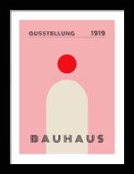 Bauhaus Exhibition Wooden Framed Poster Wall Art