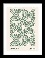 Bauhaus Exhibition Wooden Framed Poster Wall Art