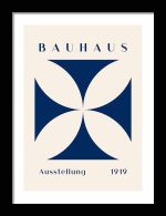 Bauhaus Exhibition Wooden Framed Poster Wall Art