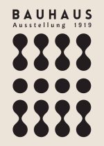 Bauhaus Exhibition Wall Art Poster Aluminum Print