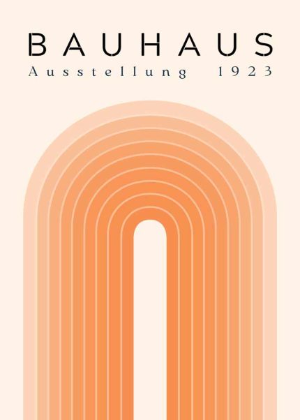 Bauhaus Exhibition Wall Art Poster Aluminum Print