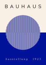Bauhaus Exhibition Wall Art Poster Aluminum Print