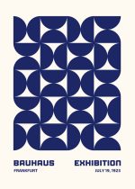 Bauhaus Exhibition Wall Art Poster Aluminum Print