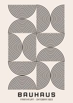 Bauhaus Exhibition Wall Art Poster Aluminum Print
