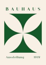 Bauhaus Exhibition Wall Art Poster Aluminum Print