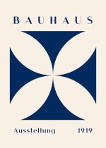 Bauhaus Exhibition Wall Art Poster Aluminum Print