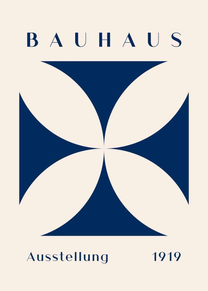 Bauhaus Exhibition Wall Art Poster Aluminum Print - Image 1