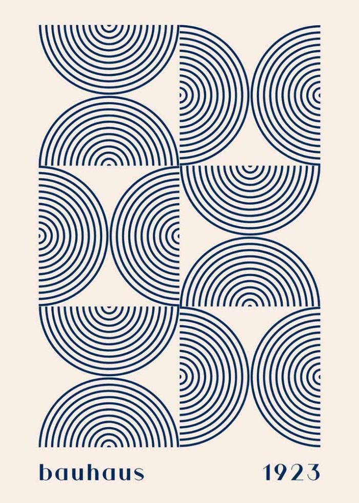 Bauhaus Exhibition Wall Art Poster Aluminum Print - Image 1