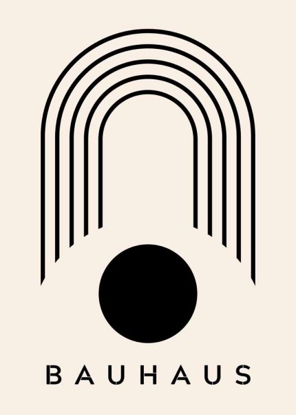 Bauhaus Exhibition Wall Art Poster Aluminum Print