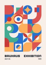 Bauhaus Exhibition Wall Art Poster Aluminum Print