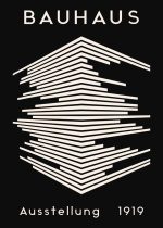 Bauhaus Exhibition Wall Art Poster Aluminum Print