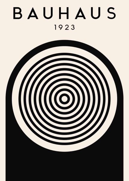 Bauhaus Exhibition Wall Art Poster Aluminum Print