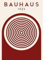 Bauhaus Exhibition Wall Art Poster Aluminum Print