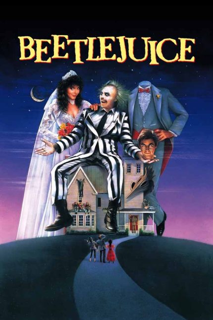 Beetlejuice 1988 Movie Poster Wall Art