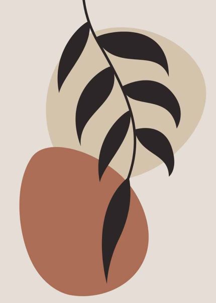 Boho Abstract Print Wall Art Poster