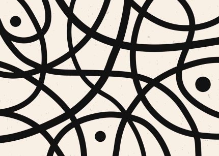 Boho Abstract Print Wall Art Poster