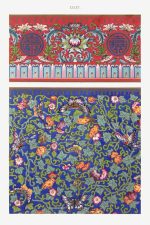 Chinese Botanical Floral Print Wall Art Poster