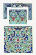 Chinese Botanical Floral Print Wall Art Poster