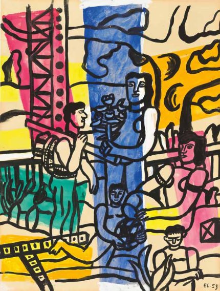 Fernand Léger Etude pour Le campeur 1953 Wall Art Poster