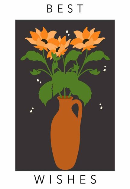 Flower Market Botanical Flower Print Wall Art Poster