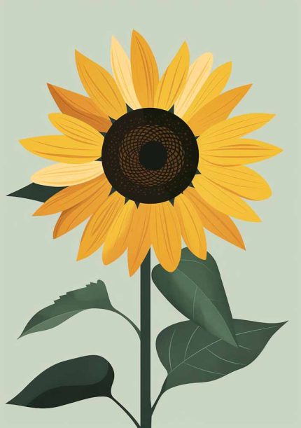 Floral Botanical Flower Print Wall Art Poster