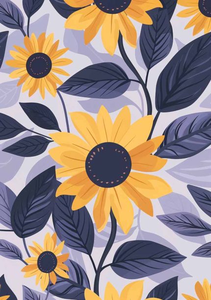 Floral Botanical Flower Print Wall Art Poster