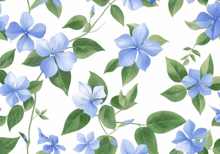 Floral Botanical Flower Print Wall Art Poster - Image 1
