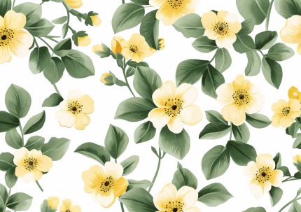 Floral Botanical Flower Print Wall Art Poster