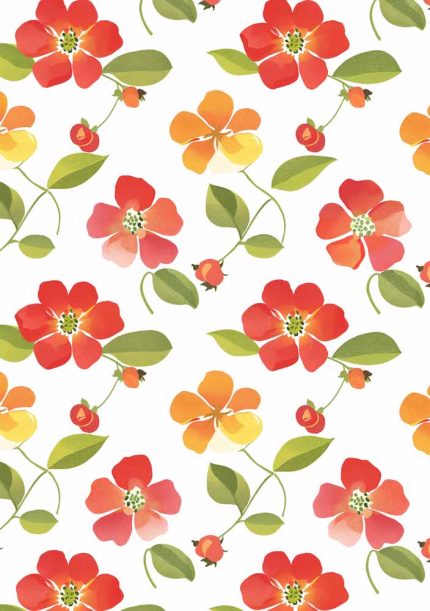 Floral Botanical Flower Print Wall Art Poster