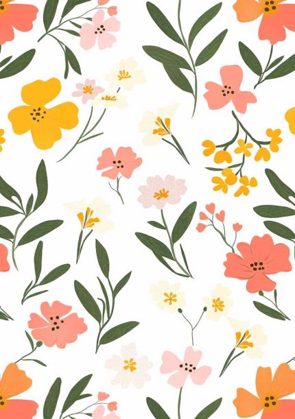 Floral Botanical Flower Print Wall Art Poster