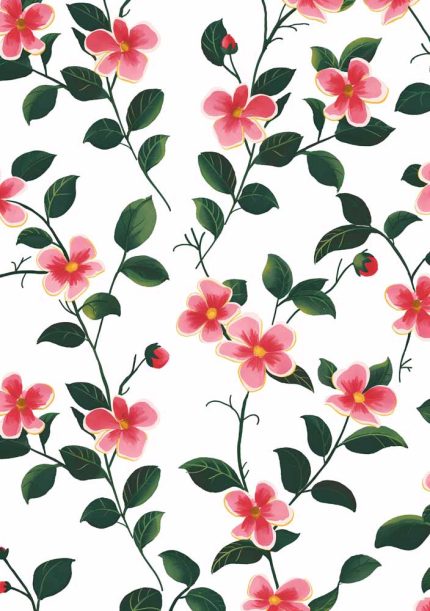 Floral Botanical Flower Print Wall Art Poster