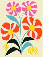 Floral Botanical Flower Print Wall Art Poster