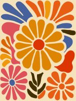 Floral Botanical Flower Print Wall Art Poster