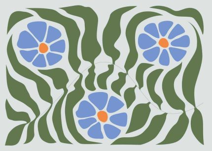 Floral Botanical Flower Print Wall Art Poster