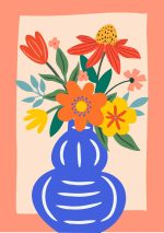 Floral Botanical Flower Print Wall Art Poster
