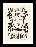 Picasso Print  Wooden Framed Poster Wall Art