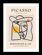 Picasso Print  Wooden Framed Poster Wall Art