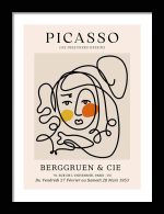 Picasso Print  Wooden Framed Poster Wall Art