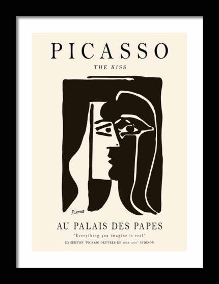 Picasso Print  Wooden Framed Poster Wall Art