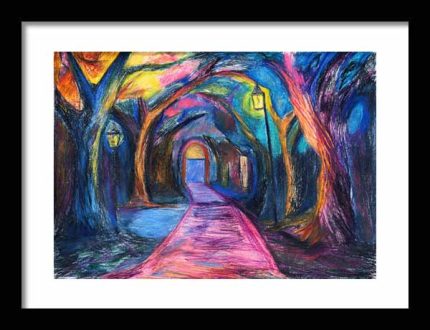 Framed Poster Expressionism Art AI Poster Wall Art Framed Poster