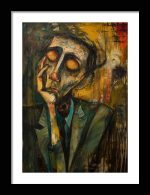 Framed Poster Expressionism Art AI Poster Wall Art Framed Poster