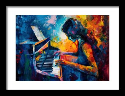 Framed Poster Expressionism Art AI Poster Wall Art Framed Poster