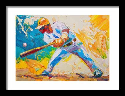 Framed Poster Expressionism Art AI Poster Wall Art Framed Poster