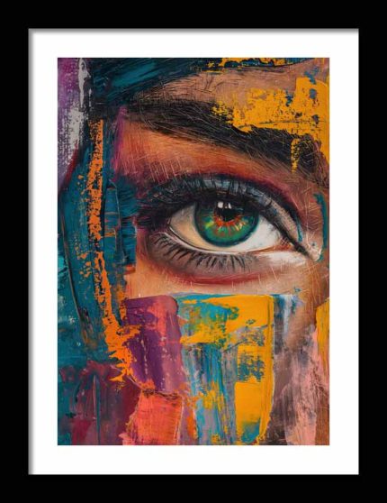 Framed Poster Expressionism Art AI Poster Wall Art Framed Poster