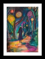 Framed Poster Expressionism Art AI Poster Wall Art Framed Poster