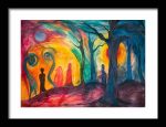 Framed Poster Expressionism Art AI Poster Wall Art Framed Poster