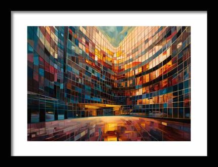 Framed Poster Futurism building impasto Oil Painting03803182024.jpg"