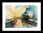 Framed Poster Futurism of travel Water color04903182024.jpg"